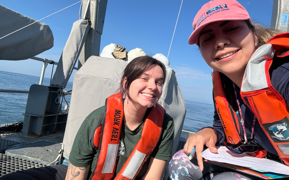 MB Armstrong (left) with current Ph.D. student Ima Hosseinzadeh.