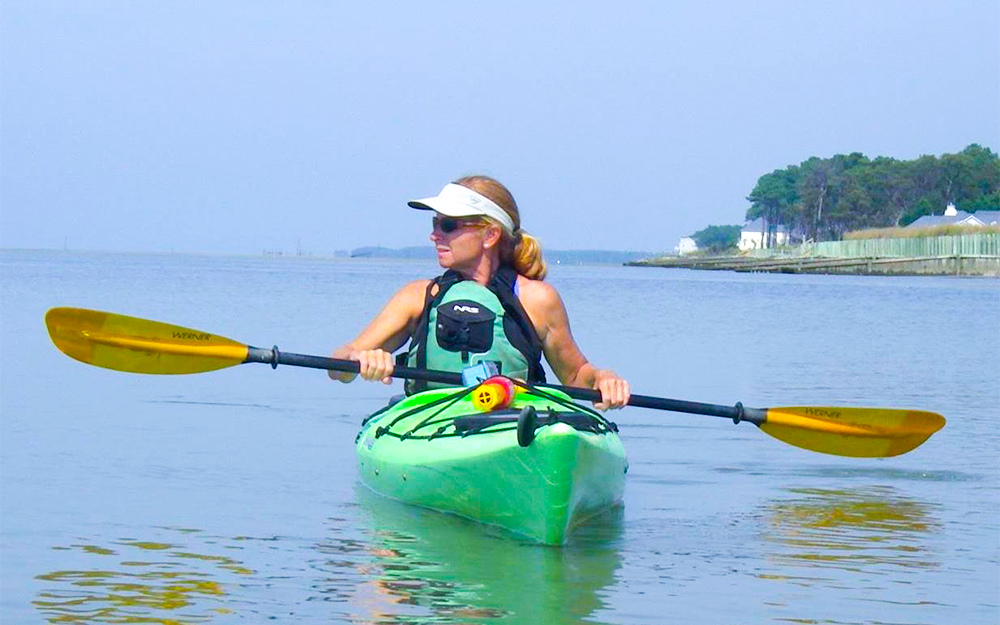 Bieri spent several years leading educational kayak excursions as part of her nonprofit, the Chesapeake Experience. Photo provided by Jill Bieri.