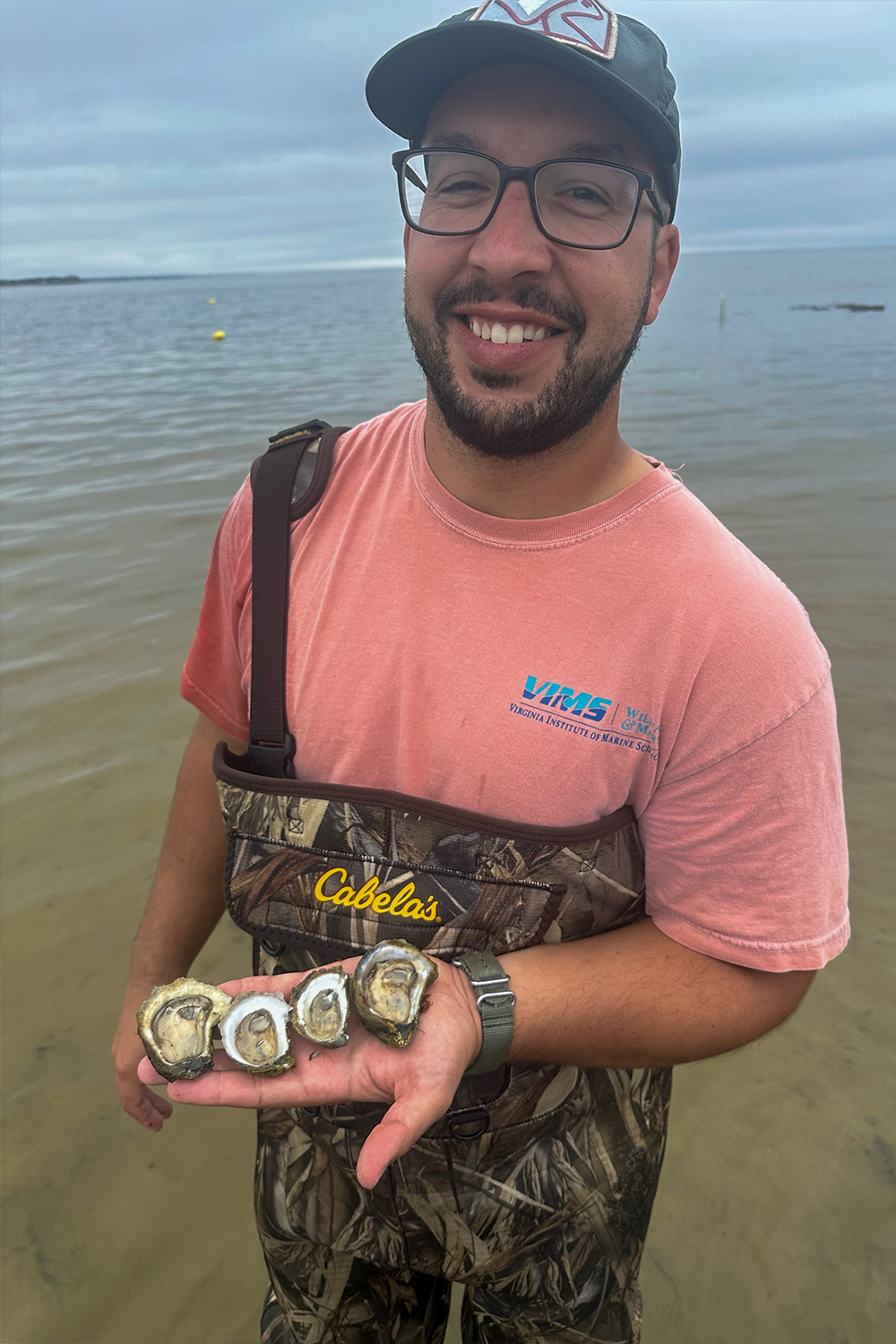 LaGanke is among the first students graduating with a concentration in shellfish aquaculture. Photo provided by Matthew LaGanke.