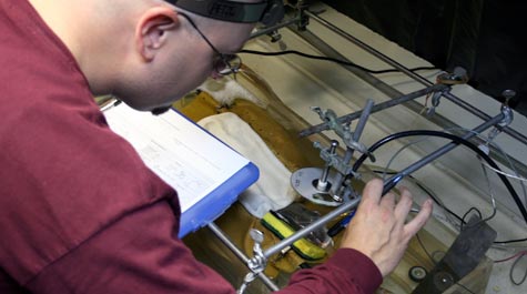 VIMS graduate student Andrij Horodysky