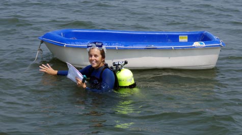 VIMS Ph.D. student Jessie Campbell-Jarvis