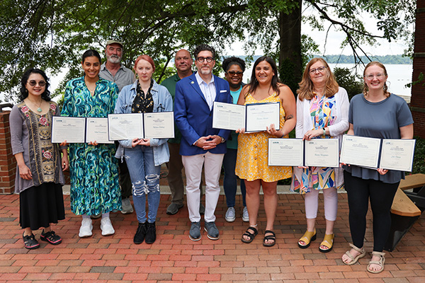 Winners of the Outstanding Employee Awards.