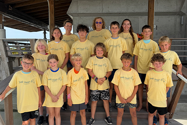Participants in the first session of the VIMS ESL Seaside Scholars summer camp program.