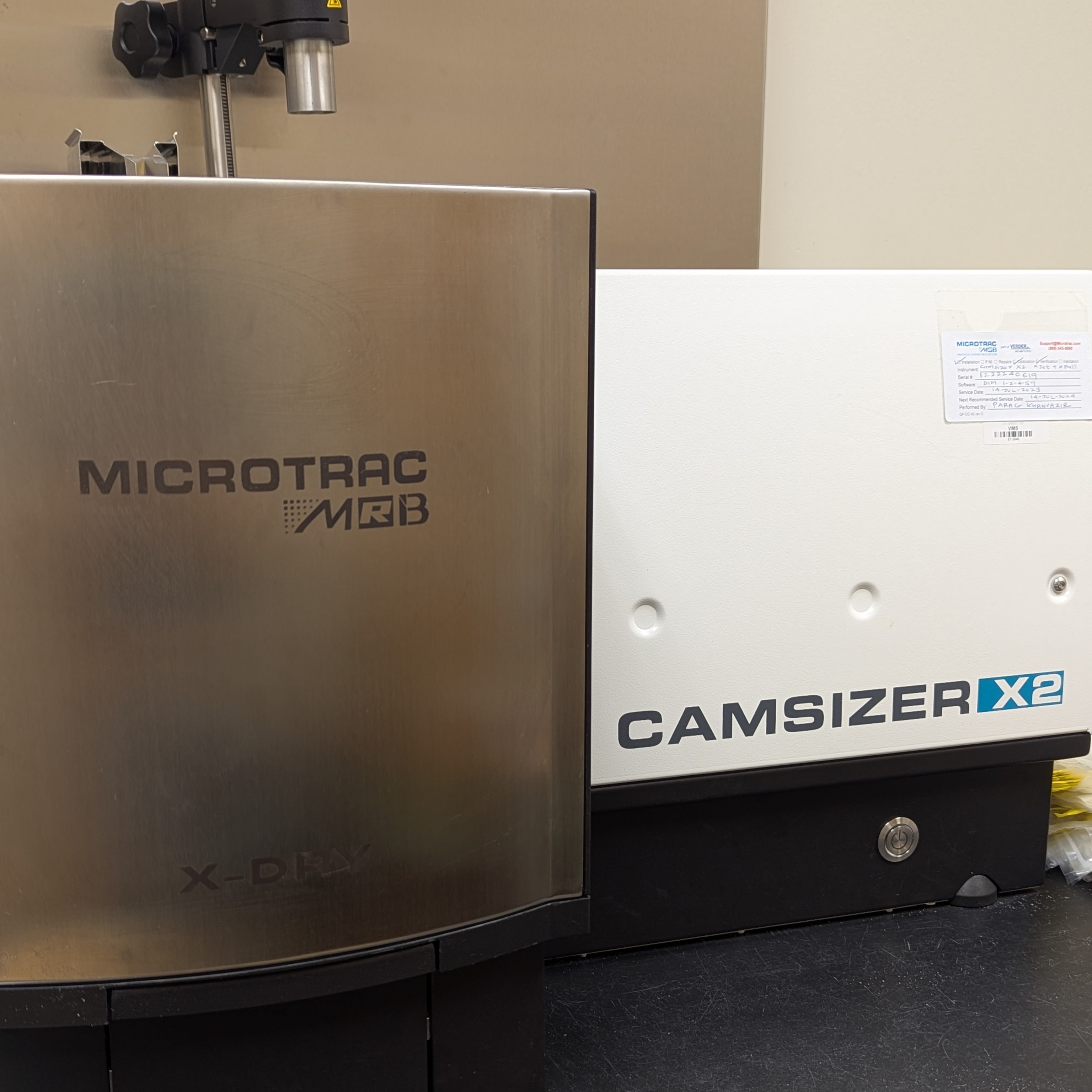 Microtrac Camsizer X2 with X-Fall