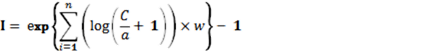 ChesMMAP Geometric Mean Formula