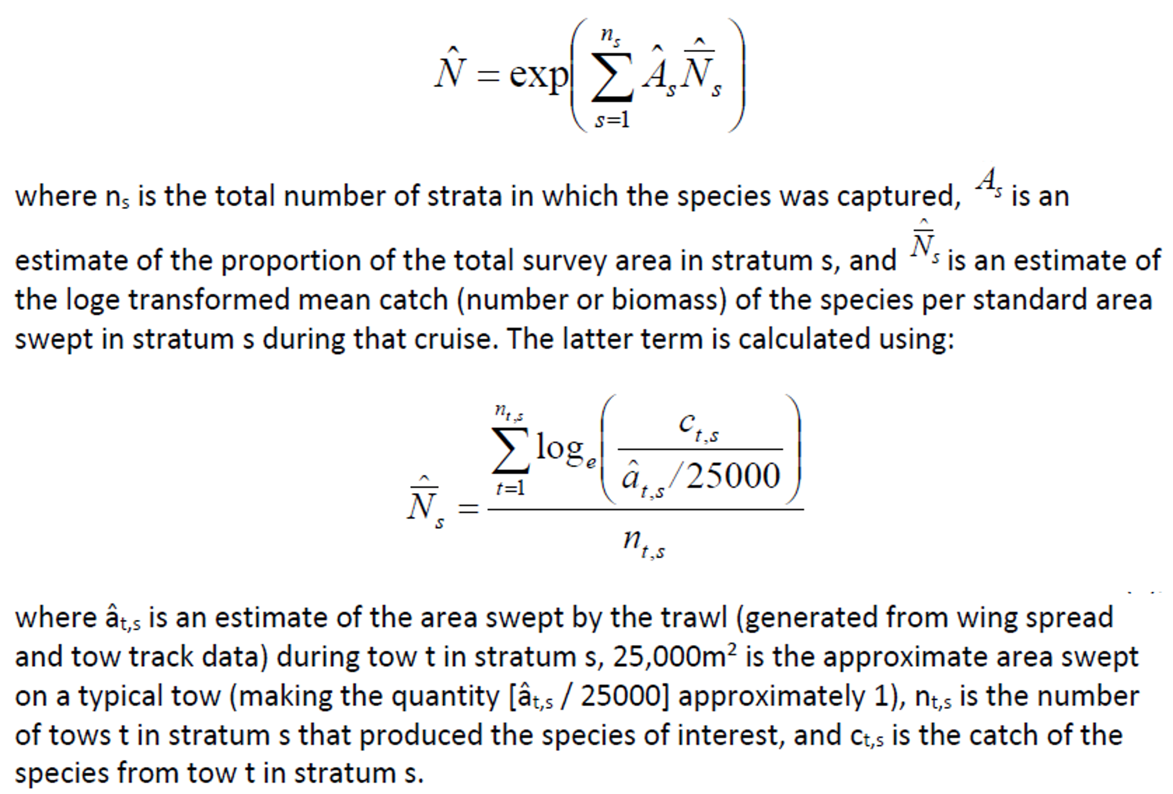 NEAMAP Abundance Index Formula 1